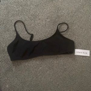 NWT Pacsun Black Bikini Top Size Small